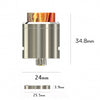 WISMEC LUXOTIC NC Dual 20700 Kit 250W With Guillotine V2 RDA